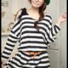 Cotton One-piece Dress (With Belt) DA-824ZB0028J5B3-W300  Product Details: Color(s): Black  Ingredients: Cotton   Size(cm): Length 84; Sleeve Length 60; Lower Bottom Hem Circ. 110; Shoulder Width, Chest Not restricted  SGD 26.90