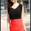 Milk Silk With Compound Silk One-piece Dress DA-824ZB7666J16B3-W320  Product Details: Color(s): Yellow, Blue, Red, Black  Ingredients: Milk Silk + Compound Silk   Size (cm) Skirt Length 80; Chest 100   SGD 29.90