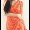 Silky Cotton With Chiffon One-piece Dress SY-819402813527-W160  Product Details: Color(s): Orange, Sapphire-blue  Ingredients: Silky Cotton + Chiffon   Size (CM): S: Length 79; Chest 84; Shoulder Width 33; Waist 71 M: Length 80; Chest 86; Shoulder Width 34; Waist 72 L: Length 81; Chest 88; Shoulder Width 35; Waist 73  SGD 33.90