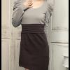 Cotton One-piece Dress YB-82256033x-W350  Product Details: Color(s): Grey, Purple  Ingredients: Cotton  Elasticity: Yes  Inner Lining: Nil  Other accessories: Nil   Size (CM): Length 92CM; Shoulder Width 37CM (Reference Range 34-39CM Inner); Sleeve Length 58CM; Chest 44CM*2 (Reference Range 70-92CM Inner); Waist 35CM*2 (Reference Range 56-70CM Inner); Hip Circ. 46CM*2 (Reference Range 80-96CM Inner)   SGD 31.90